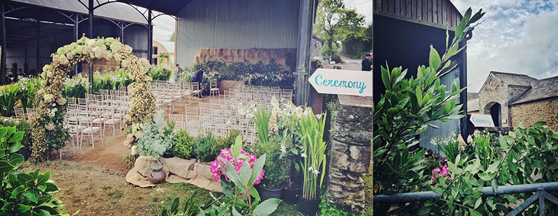 Alice and Edward's wedding at ANRÁN, Devon