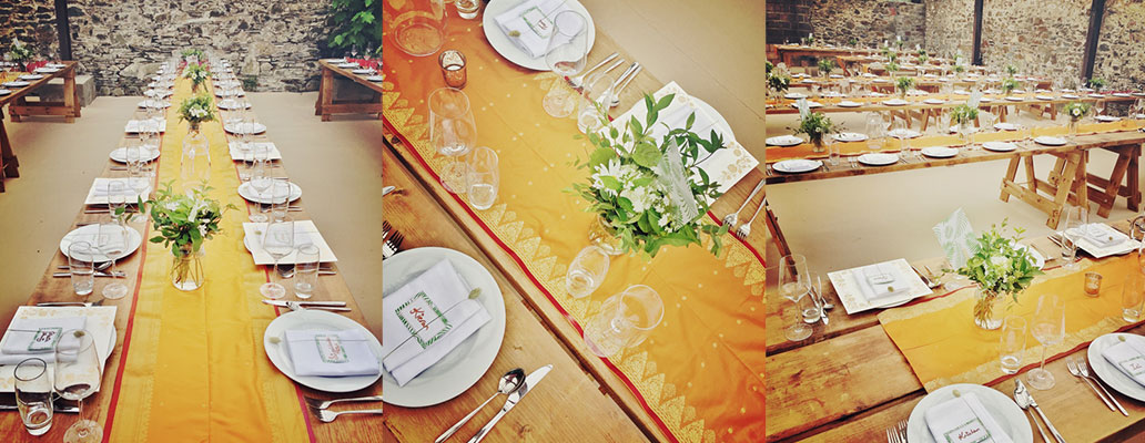 Samantha and Aneesh's wedding at ANRÁN, Devon