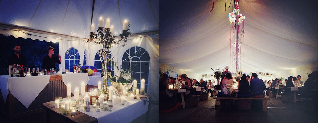 Christina and Chrysanthos's Party by the lake at ANRÁN