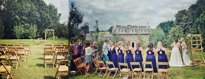 Donna and Caitlin's wedding at ANRÁN, Devon