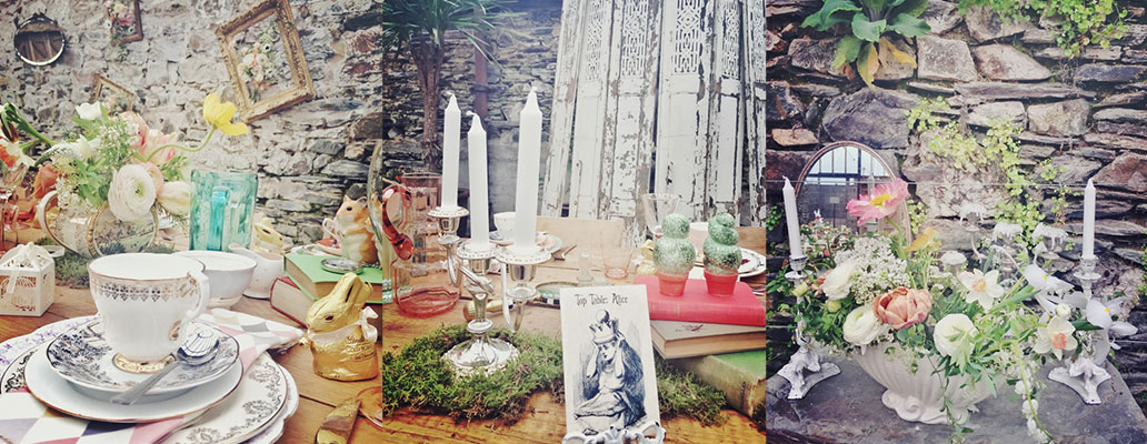 Nancy & Howard's 'Alice in Wonderland' wedding at ANRÁN, Devon